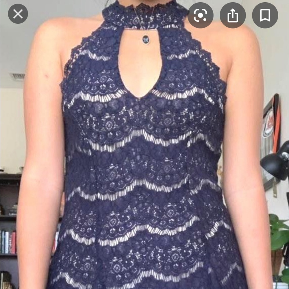 Navy Party Dress